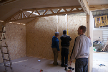 Large Sound Proofed Garden Room Under Construction Case Study 10