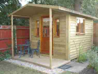 Garden Office Room Small Case Study Maidstone Outside View 01